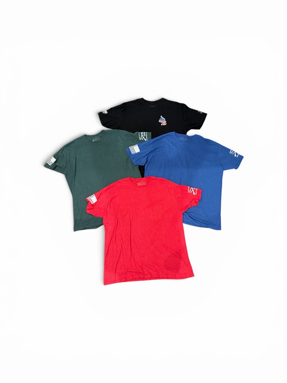 Grunt Style Mens Short Sleeve Tee — Red, Blue, Green, Black size 3xl